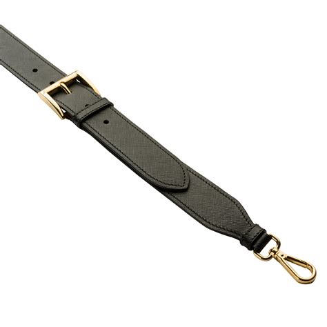 Prada Adjustable Saffiano Leather Shoulder Strap In Black Lyst