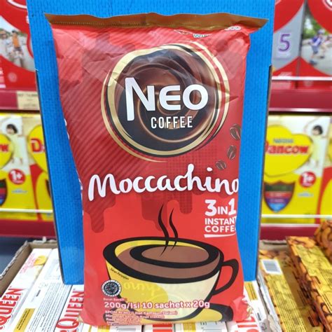 Jual NEO COFFEE MOCCACHINO 3 IN 1 20G ISI 10 SACHET Shopee Indonesia