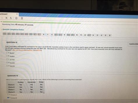 Solved Ackboard X Remaining Time 45 Minutes 51 Seconds