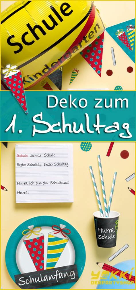 Abc Partydeko Zum Schultag Zur Einschulung Und Zum Schulanfang Gibt