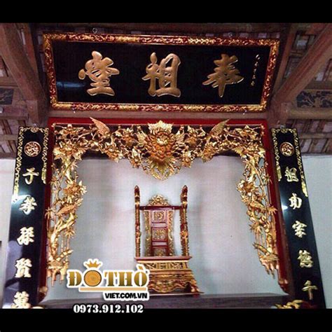 cach treo hoanh phi cau doi tai noi tho cung  tho viet