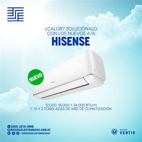 Aire Acondicionado Hisense Servicios Electrónicos