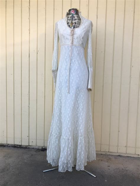 S Gunne Sax White Lace Wedding Dress Gem