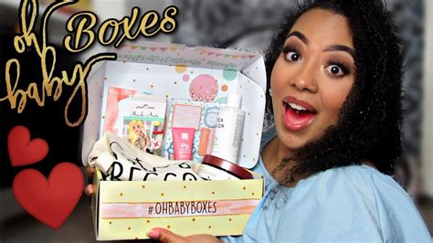 PREGNANCY SUBSCRIPTION BOX UNBOXING Oh Baby Boxes Review 2nd