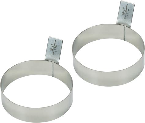 Amazon.com: LITTLE GRIDDLE - Egg Rings, Stainless Steel Construction ...