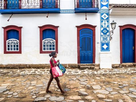 Paraty Brazil Jan Streets And Houses Of Historical Center