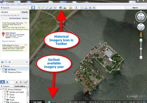 how to tell when google maps satellite image was taken