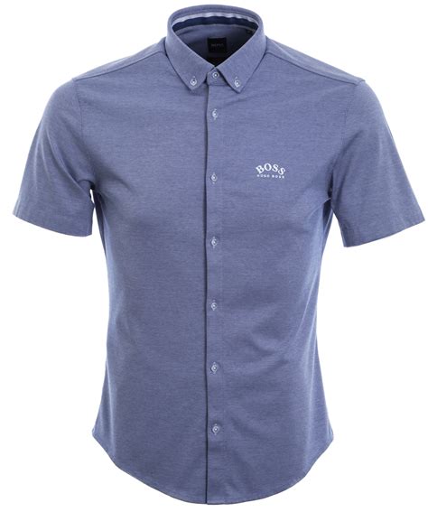 Boss Biadia R Short Sleeve Shirt In Bright Blue I Boss I Norton Barrie