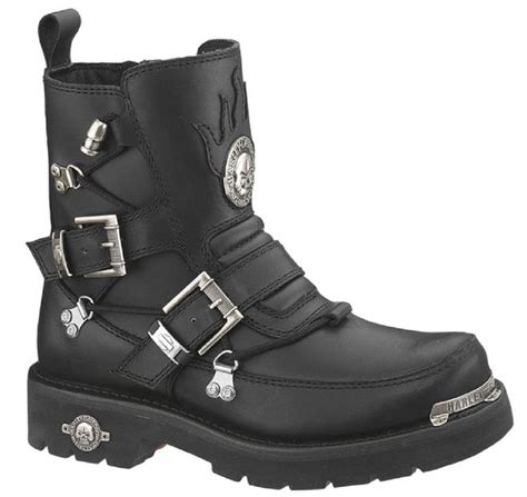 Bottes Harley Davidson Distortion en Cuir Noir Ref : D94167