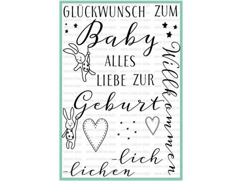 Baby Set Hase Baby Set Stempel Creative