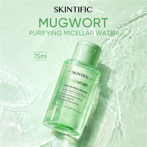 SKINTIFIC Mugwort Purifying Micellar Water TRAVEL SIZE 75ml Lazada