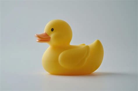 Premium Photo Duck Yellow Duck Toy Isolated On White Background