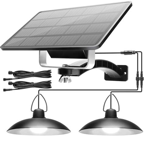 Buy Jackyled Solar Pendant Lights Dual Head Solar Shed Lights Indoor