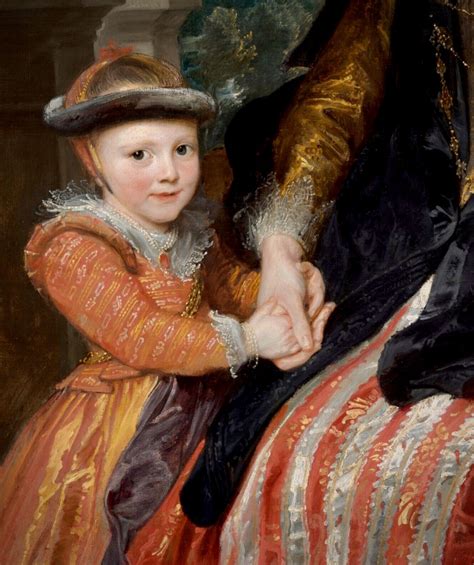 Detail From Portrait Of Susanna Fourment And Her Daughter By Sir