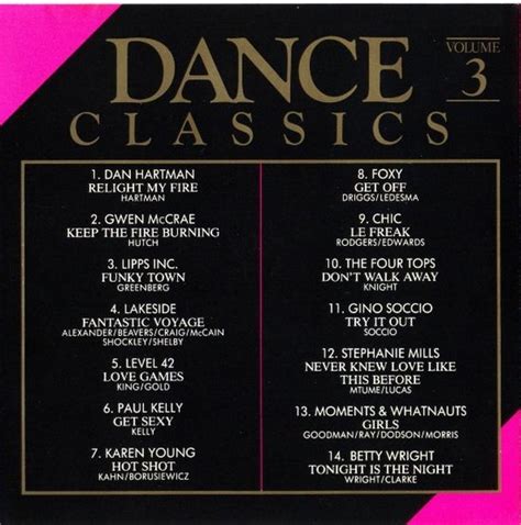 Dance Classics Volume 3 Arcade Dan Hartman Cd Album Muziek