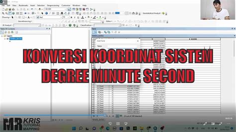 BELAJAR MEMBUAT PETA 12 KONVERSI KOORDINAT KE DALAM DMS 116 47