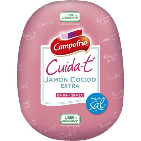 Cuida t jamón cocido extra bajo en grasa reducido en sal CAMPOFRIO