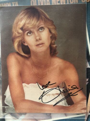 Olivia Newton John Grease Xanadu Hand Signed Autograph 8x10 Photo Color 4630849359