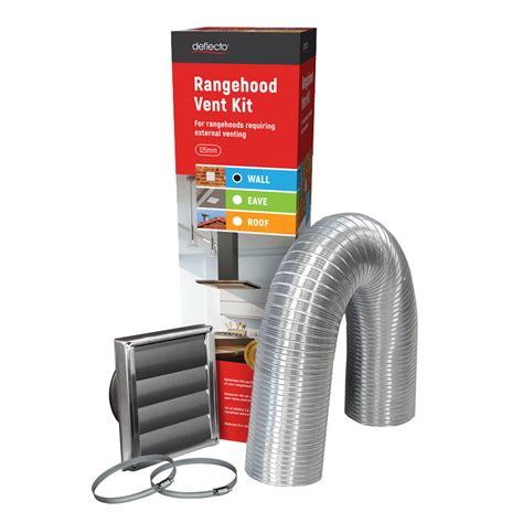 Rangehood Venting Kit 150mm Ducting With Stainless Steel Wall Vent