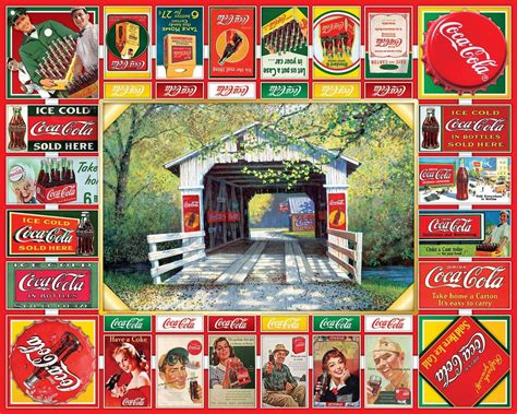 Amazon Springbok Piece Jigsaw Puzzle Coca Cola Gameboard