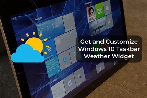 Comment afficher et personnaliser le widget météo de Windows 10 dans la