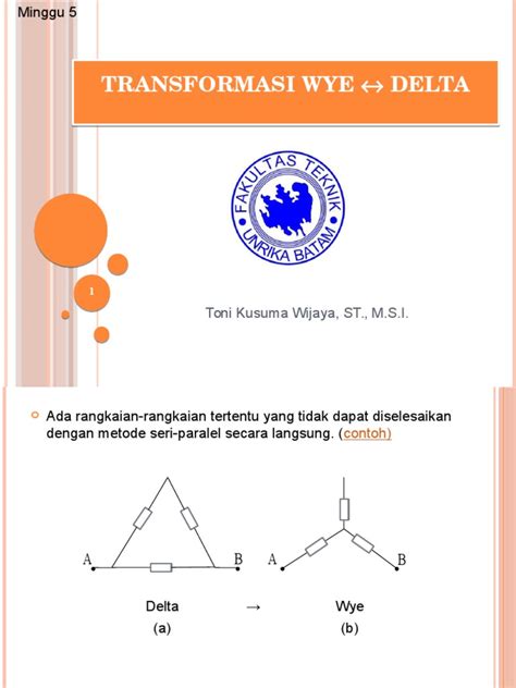 Transformasi Wye Delta Pptx Minggu 5