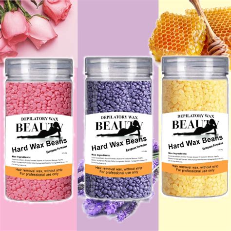 Hair Removal Bottle Beauty Wax Beans No Strip Depilatory Hot Film Hard