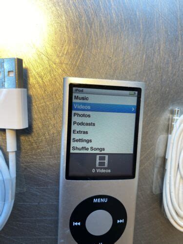 Apple IPod Nano 4th Generation Silver 16 GB New Battery New LCD EBay