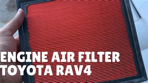 How To Replace Engine Air Filter Easily Toyota RAV4 2019 2021 Engine