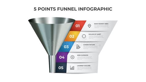 Elemento Gr Fico De Diagrama Infogr Fico De Funil Op Es De Lista