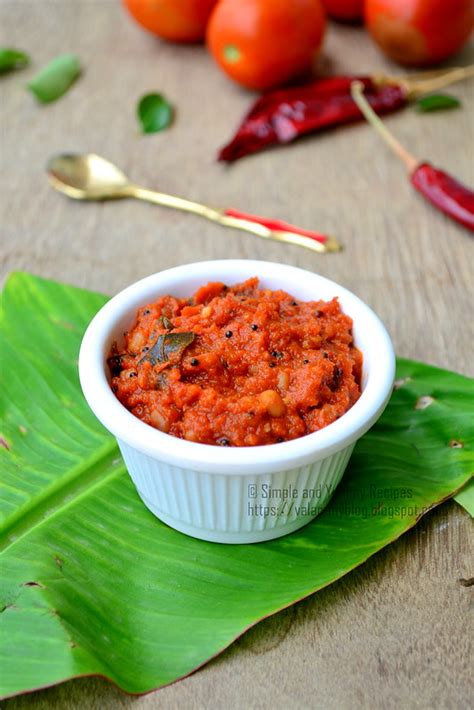 Simple And Yummy Recipes Tomato Chutney In 10 Minutes Easy And Quick