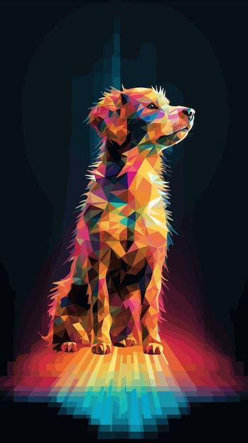 Psd Leonberger Low Poly Modelos Psd Gr Tis De Alta Qualidade Para