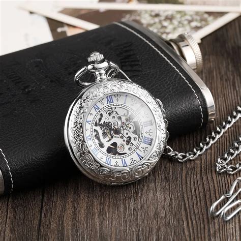 Fashion Automatic Mechanical Pocket Watch For Men Women Unisex Vintage