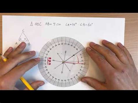 Driehoek Tekenen Met Koershoekmeter YouTube