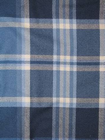 Emerson Midnight Blue Plaid Fabric | P. Kaufmann Fabric