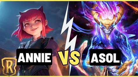 Annie Vs Aurelion Sol Trong Con Ng Anh H Ng Huy N Tho I Runeterra