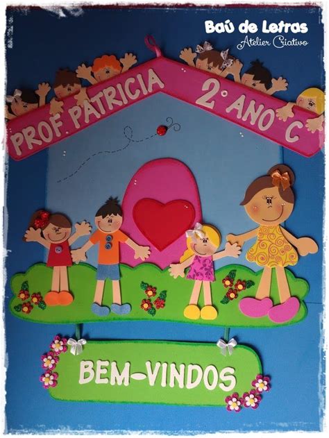 BAÚ DE LETRAS E v a e Scrapbook Enfeites de porta Decorações