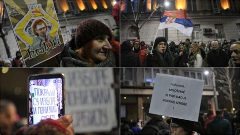 Milo Evi Je Pao Kada Je Pokrao Izbore I Ve Eras Protest U Beogradu