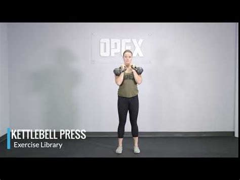 Kettlebell Press OPEX Exercise Library YouTube