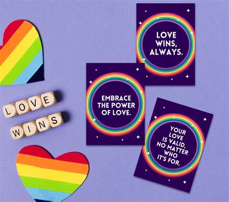 LGBTQ Affirmation Digital Cards Rainbow Pride Empowerment Inclusivity