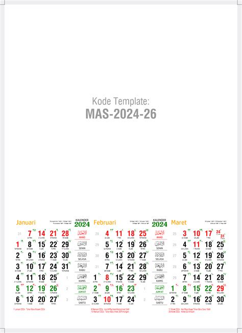 Template Kalender Hijriyah Toko Fadhil Template Hot Sex Picture