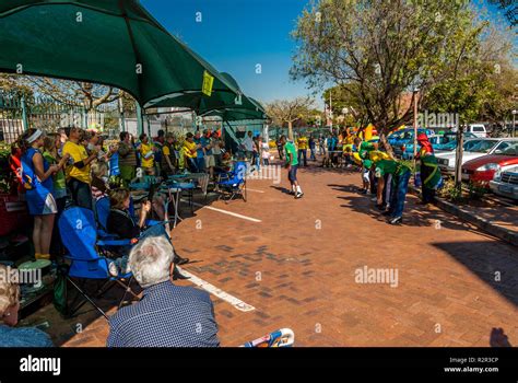 Soccer World Cup 2010 celebrations in Pretoria, South Africa Stock ...