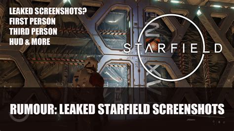 Starfield Screenshots Bethesda S Starfield Leaked Screenshots Album