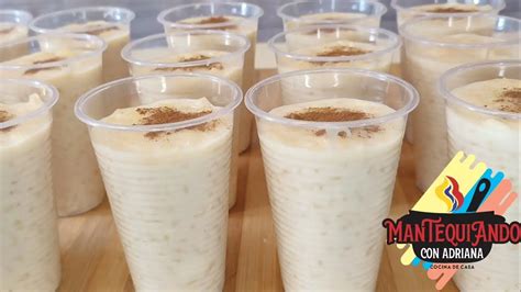 Deléitate con el auténtico sabor de arroz con leche para vender en casa