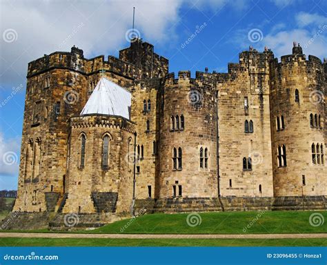 The Alnwick Castle Stock Image Image Of Market Knowles 23096455