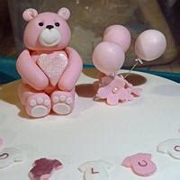 Girl Baby Shower Decorated Cake By Fondant Fantasies Of CakesDecor