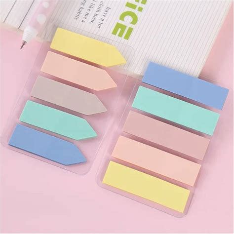 Zarwani Sticky Note Pastel Color Soft Memo 200 Sheets