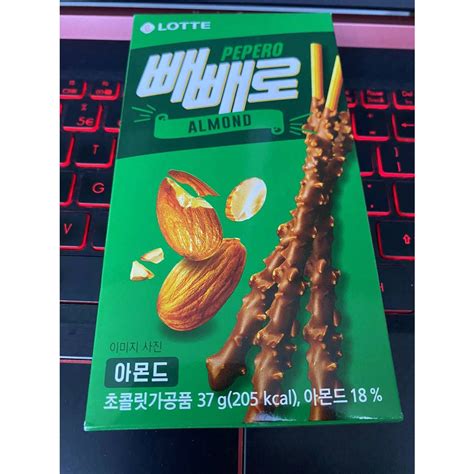 Eqgs Korean Almond Pepero Lotte Choco White Cookies Peanut 8 Variant