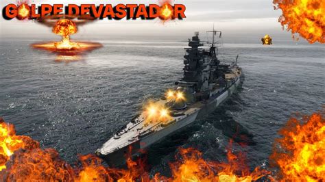 WORLD OF WARSHIPS AMAGI Golpe Devastador YouTube