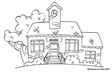 Dessins Gratuits à Colorier Coloriage Ecole à imprimer